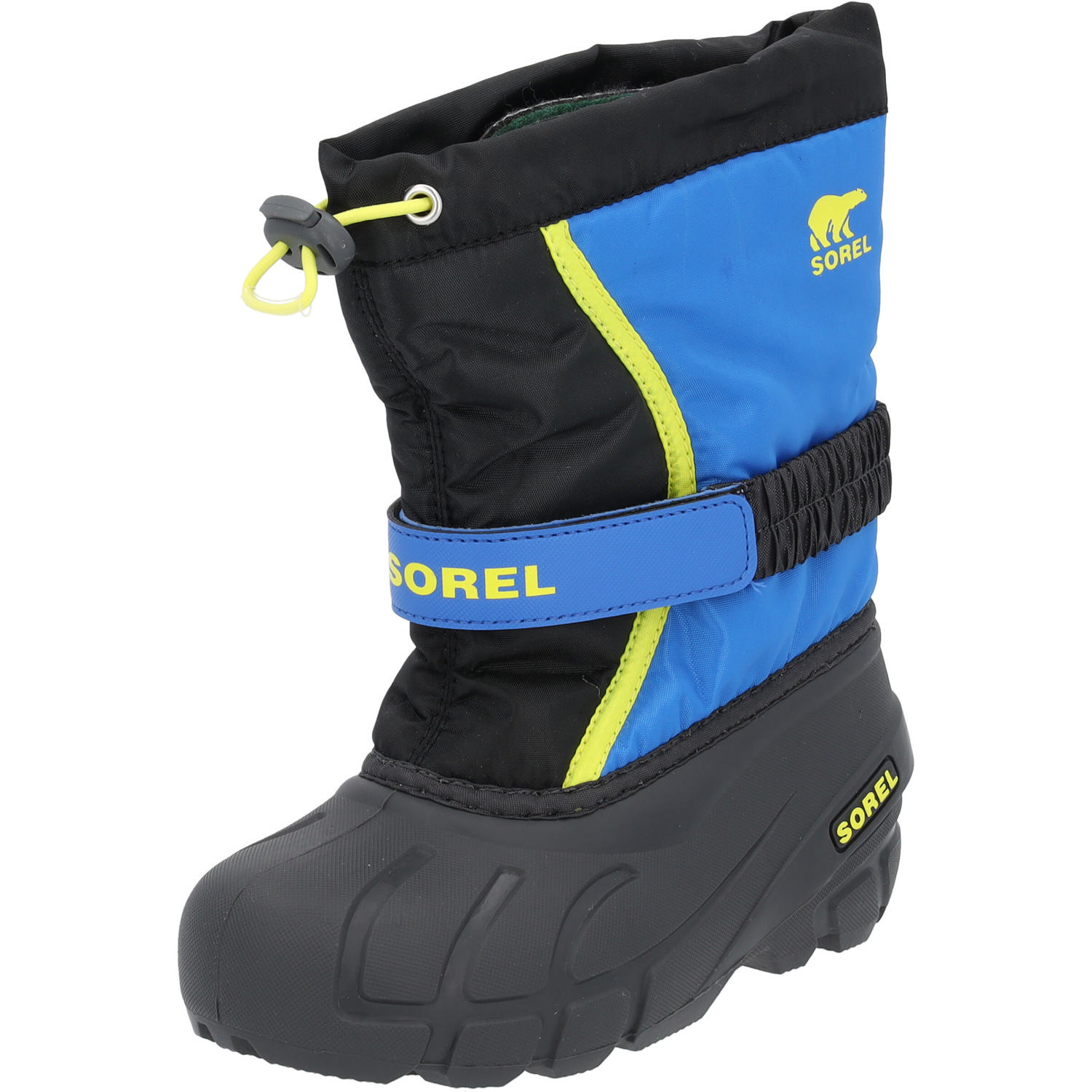 Sorel Childrens/Youth Flurry NC 1965 M, Winterstiefel, Kinder, schwarz/blau/lemon