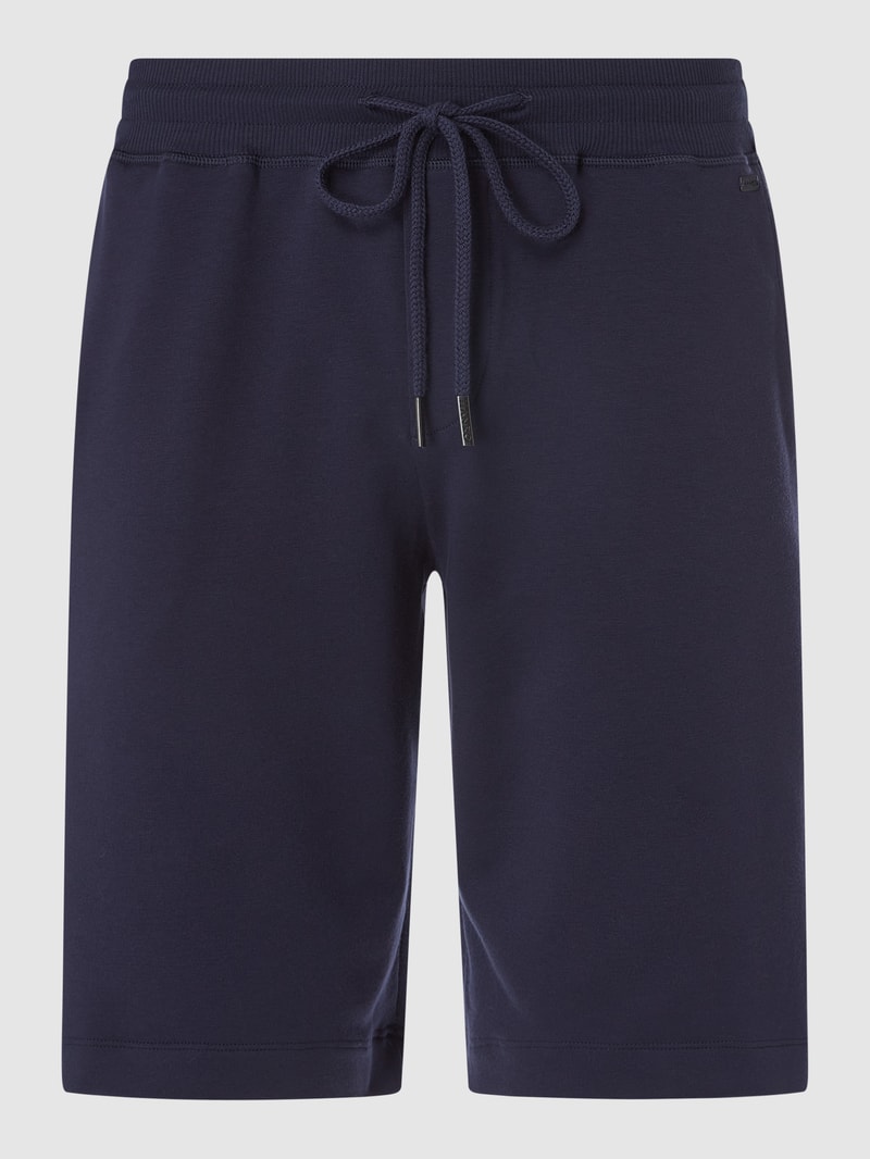 Sweatshorts mit Stretch-Anteil in marineblau