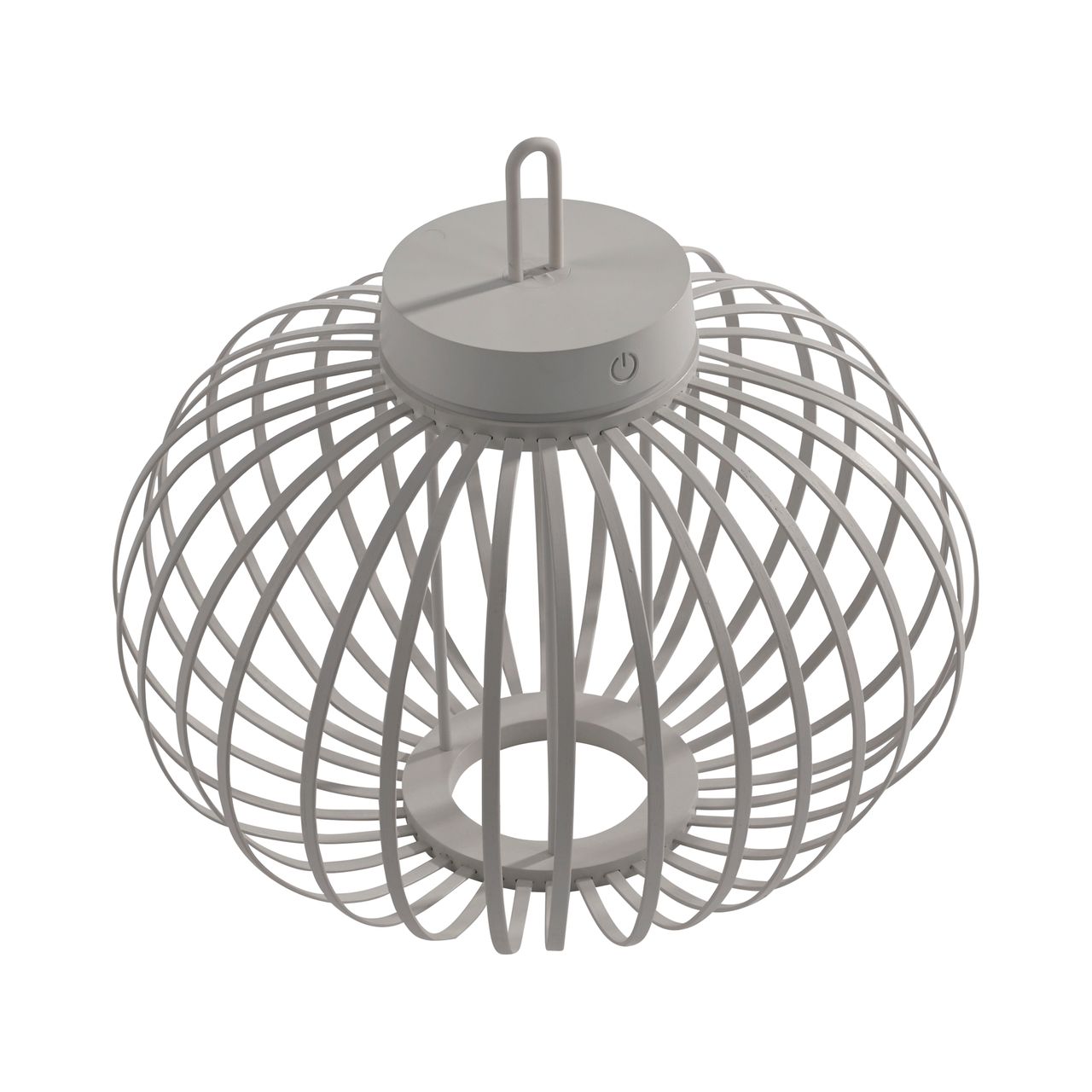 JUST LIGHT Akku Pendelleuchte AKUBA, 1x LED-Board/1,50Watt/2700Kelvin, IP44, Greige