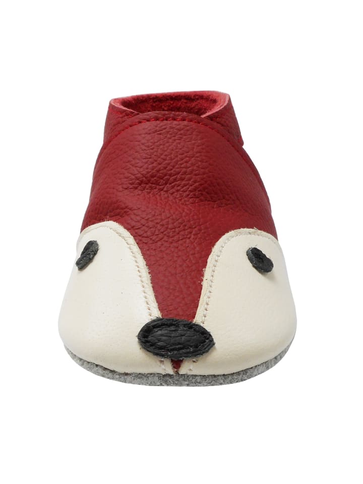 Yalion Leder-Krabbelschuhe 