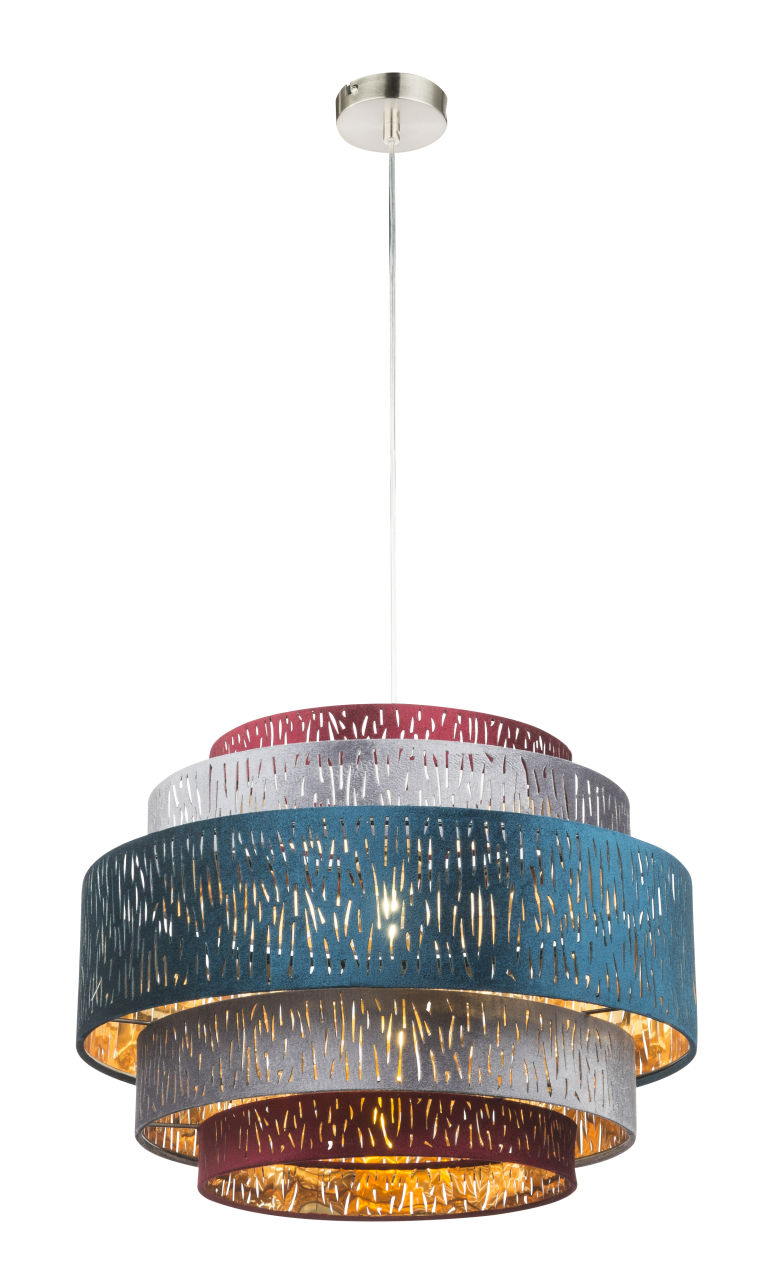 Globo Lighting - TICON - Hängeleuchte Metall schwarz, 1x E27