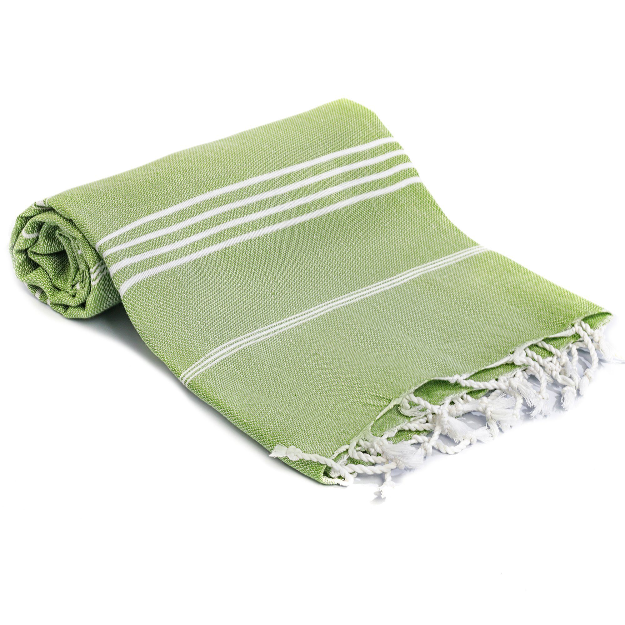 Turquoise Home Hamamtuch Signature Strandtuch 100x180cm XL Saunahandtuch Reisehandtuch, 100% Baumwolle