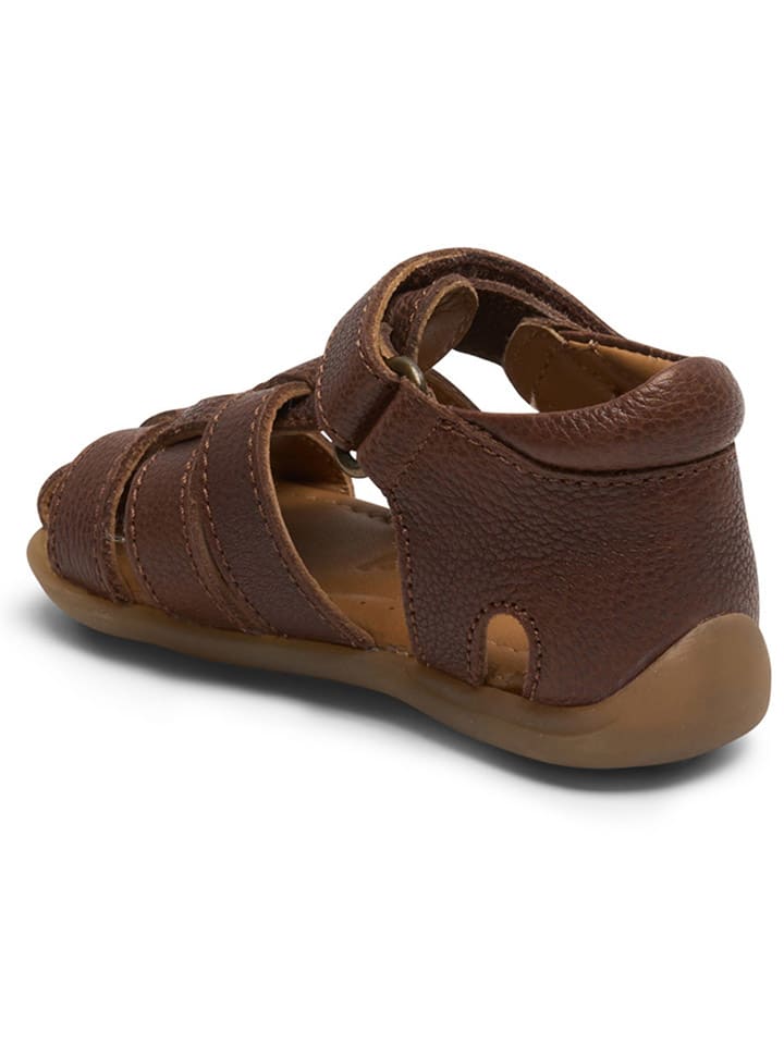 bisgaard Leder-Sandalen in Braun günstig kaufen