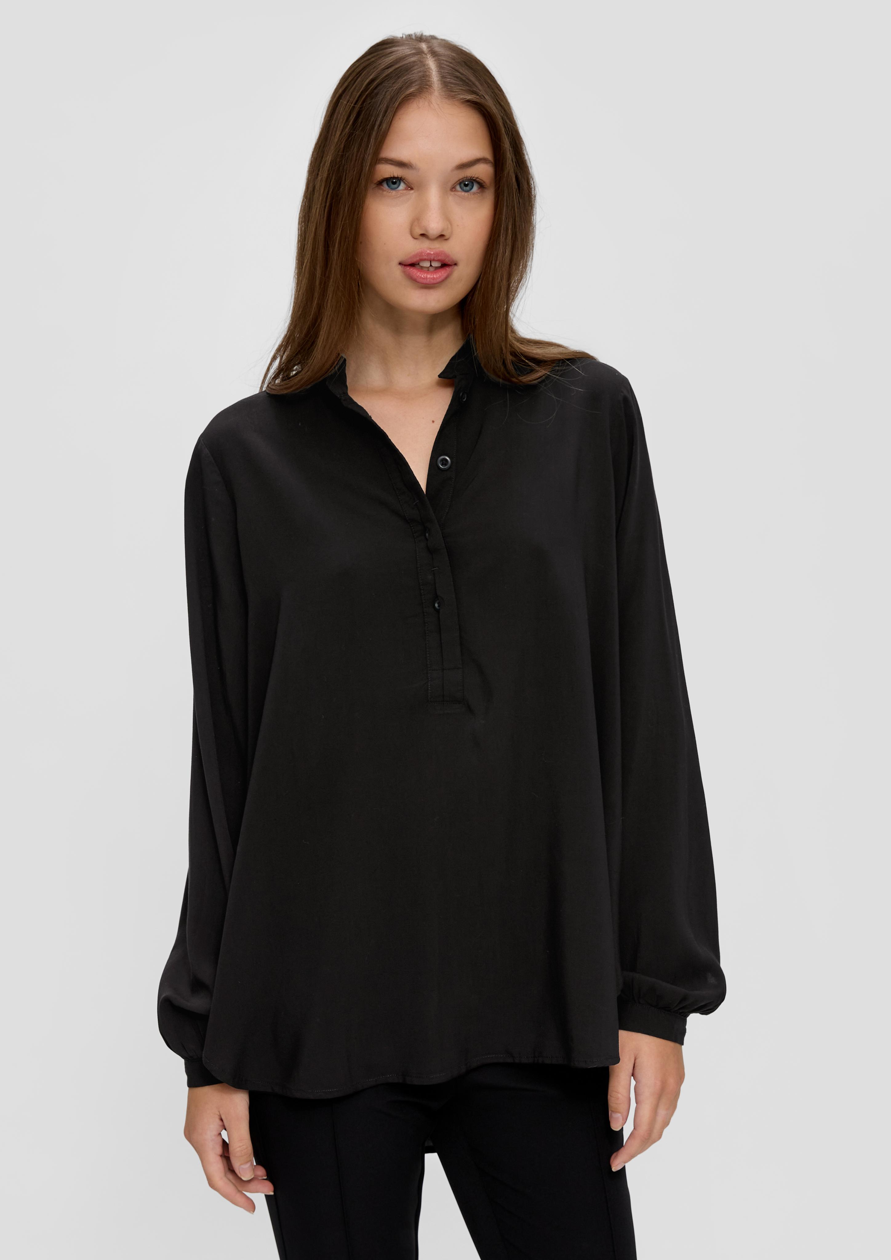 Viskosebluse mit gerafften Details  2130343-9999