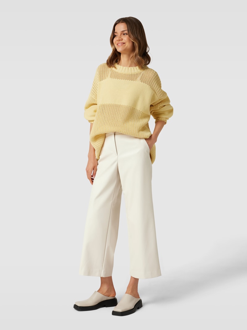 Hose in verkürztem Design Modell 'Palina' in beige