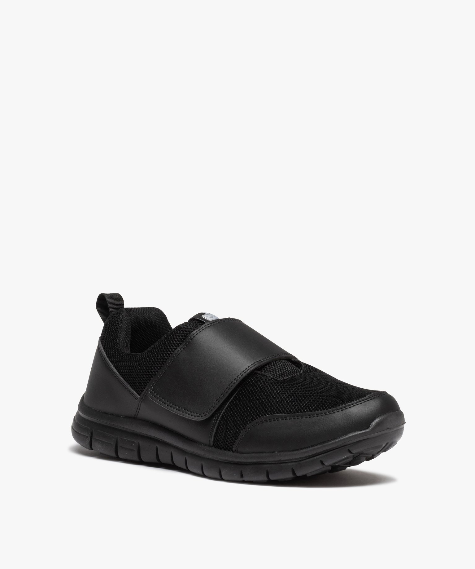 Baskets homme style running unies sans lacets - Beppi noir | GEMO