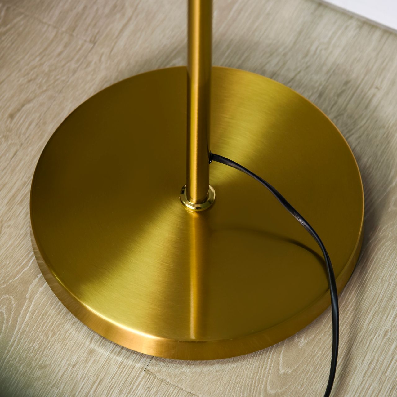 HOMCOM Stehleuchte, Stehlampe, 40 W Standlampe mit E27 Fassung exkl. Glühbirne