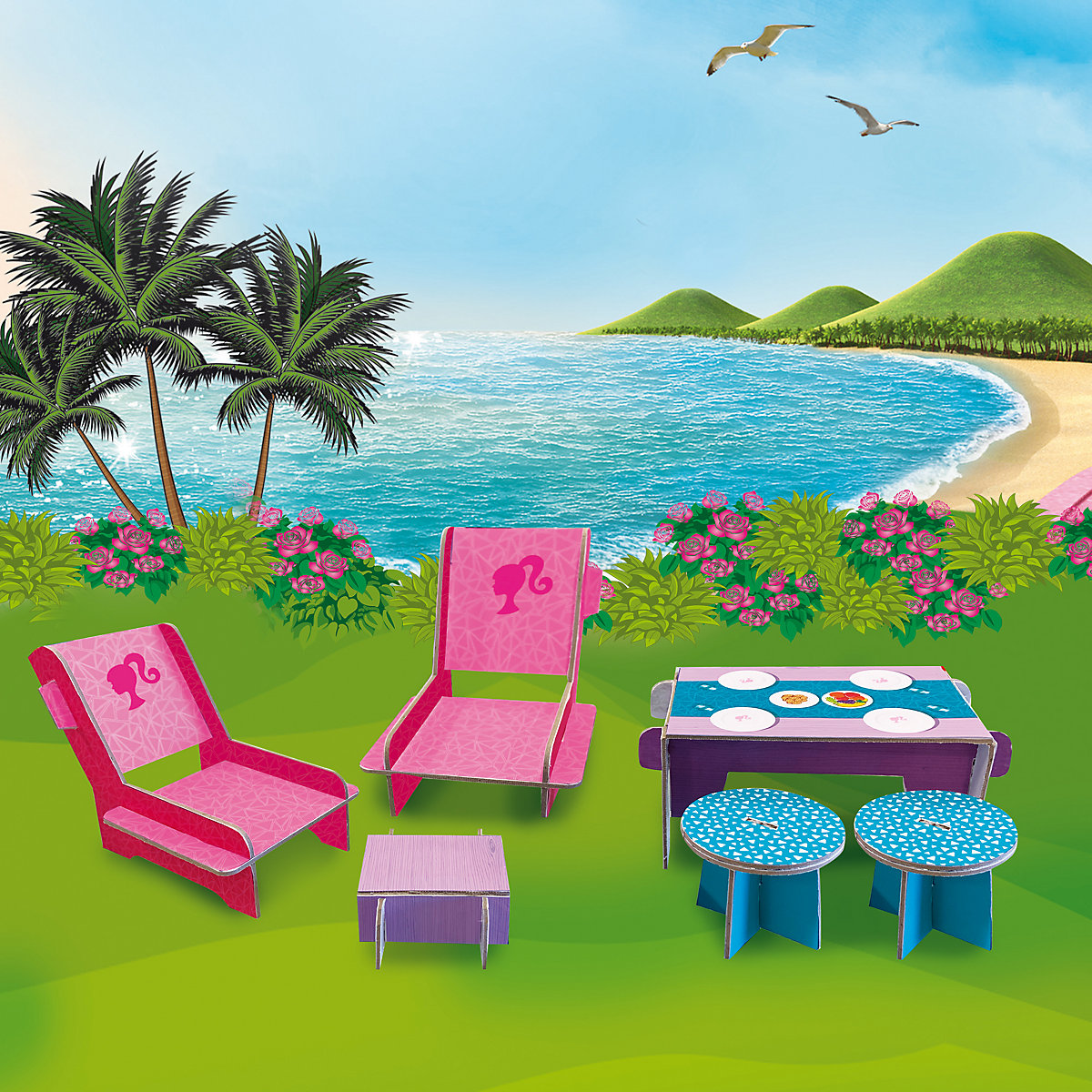 Barbie Sommervilla mit Puppe