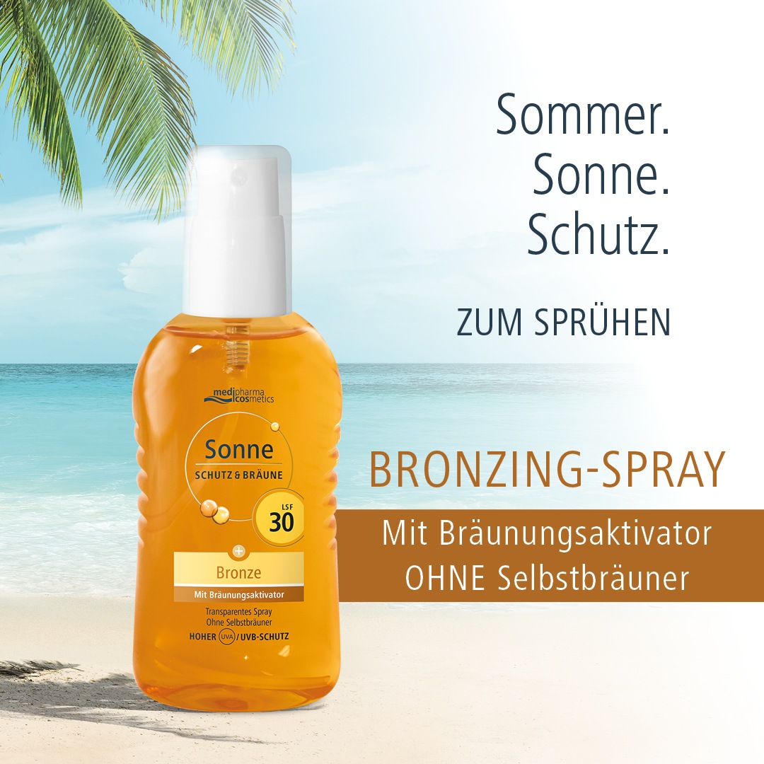 SONNE SCHUTZ & Bräune Spray bronze LSF 30