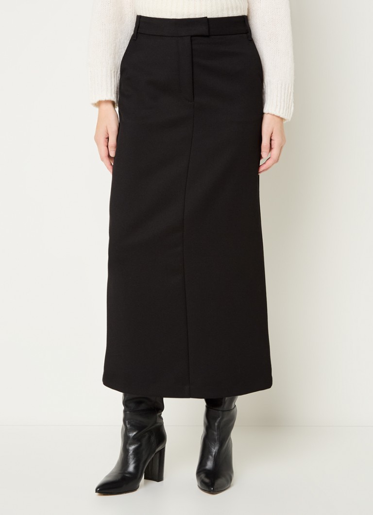 Fustă midi Paese Max & Co cu buzunare laterale