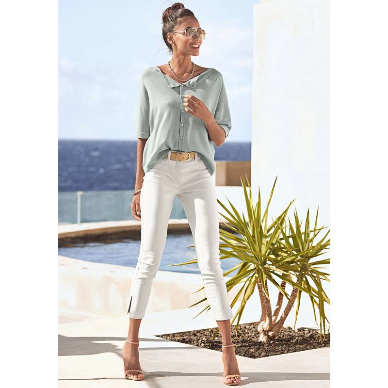 Vivance Rundhalspullover Damen