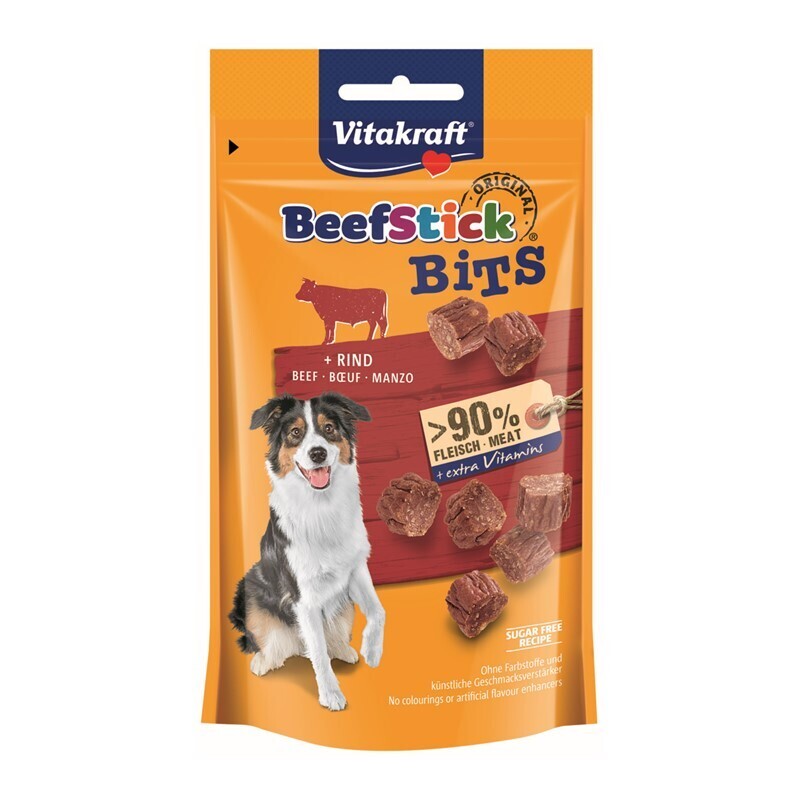 Vitakraft Snacks Vitakraft Beef-Stick Bits Rind 9x40g