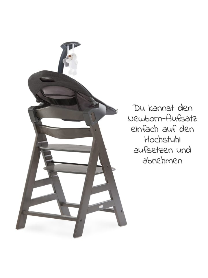 Hauck Alpha Charcoal Selectline Newborn Set Deluxe - 4-tlg. in schwarz,grau günstig kaufen onesize