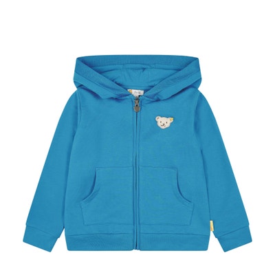 Sweatjacke, mittelblau für Jungs