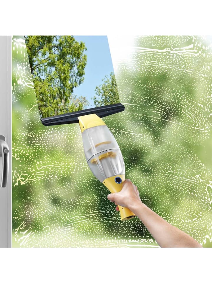 CLEANmaxx Akku-Fensterreiniger 3,7 V in Gelb mit Verlängerungsstange günstig kaufen onesize