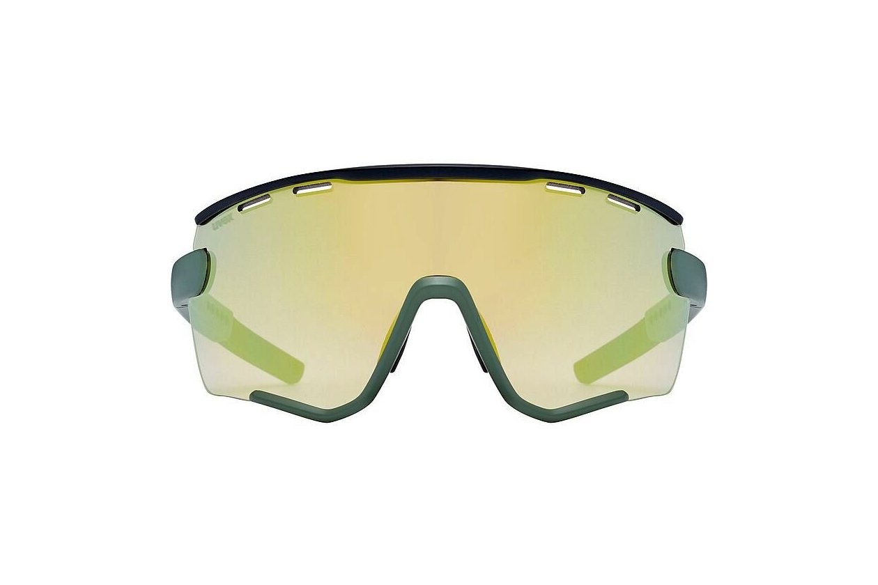 Uvex Sportstyle 236 Set Moos Green Black Matt / Mirror Yellow