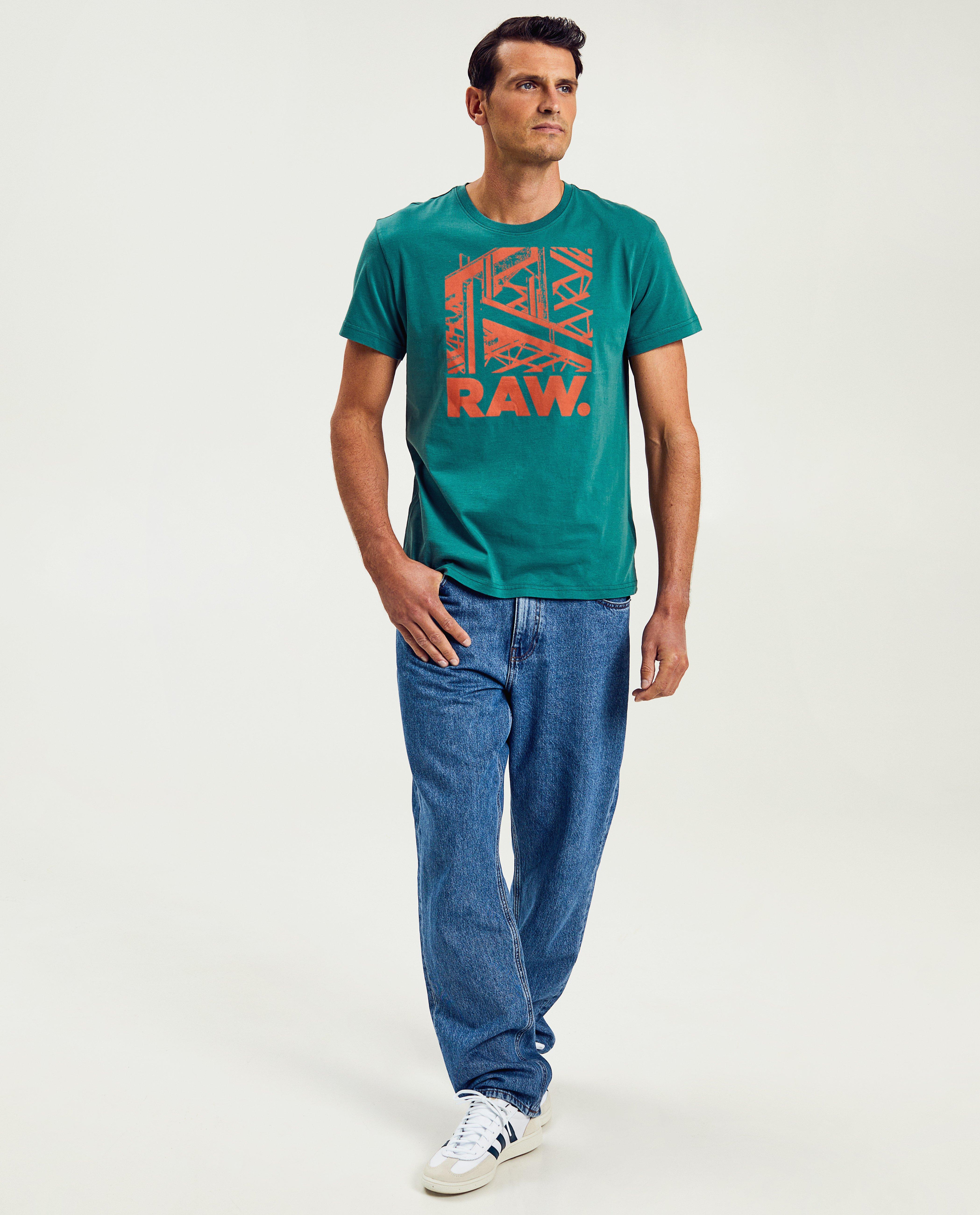 Tricou G-star cu imprimeu kaki