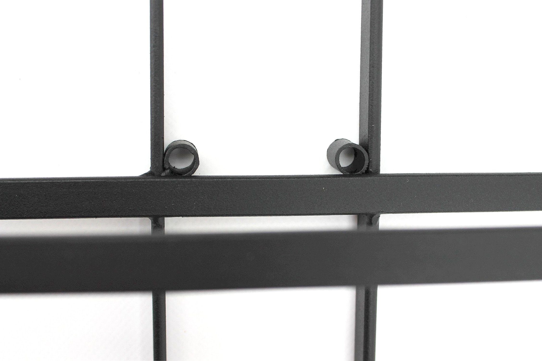 DanDiBo Weinregal Flaschenregal Metall Schwarz Wand Dies 116 cm für 10 Flaschen Flaschenständer Flaschenhalter
