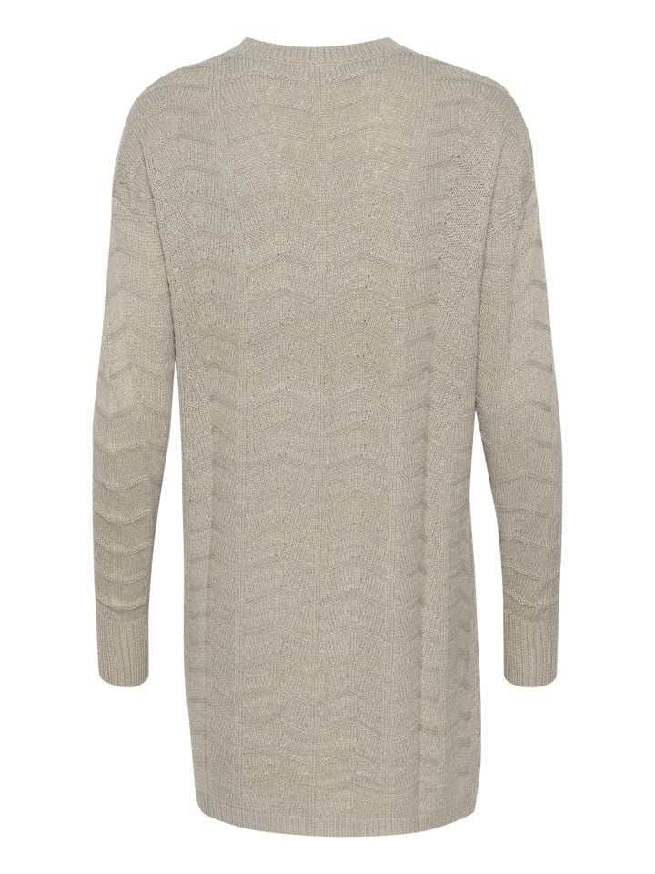 Kaffe Strickjacke KAemria in Elephant Skin günstig kaufen