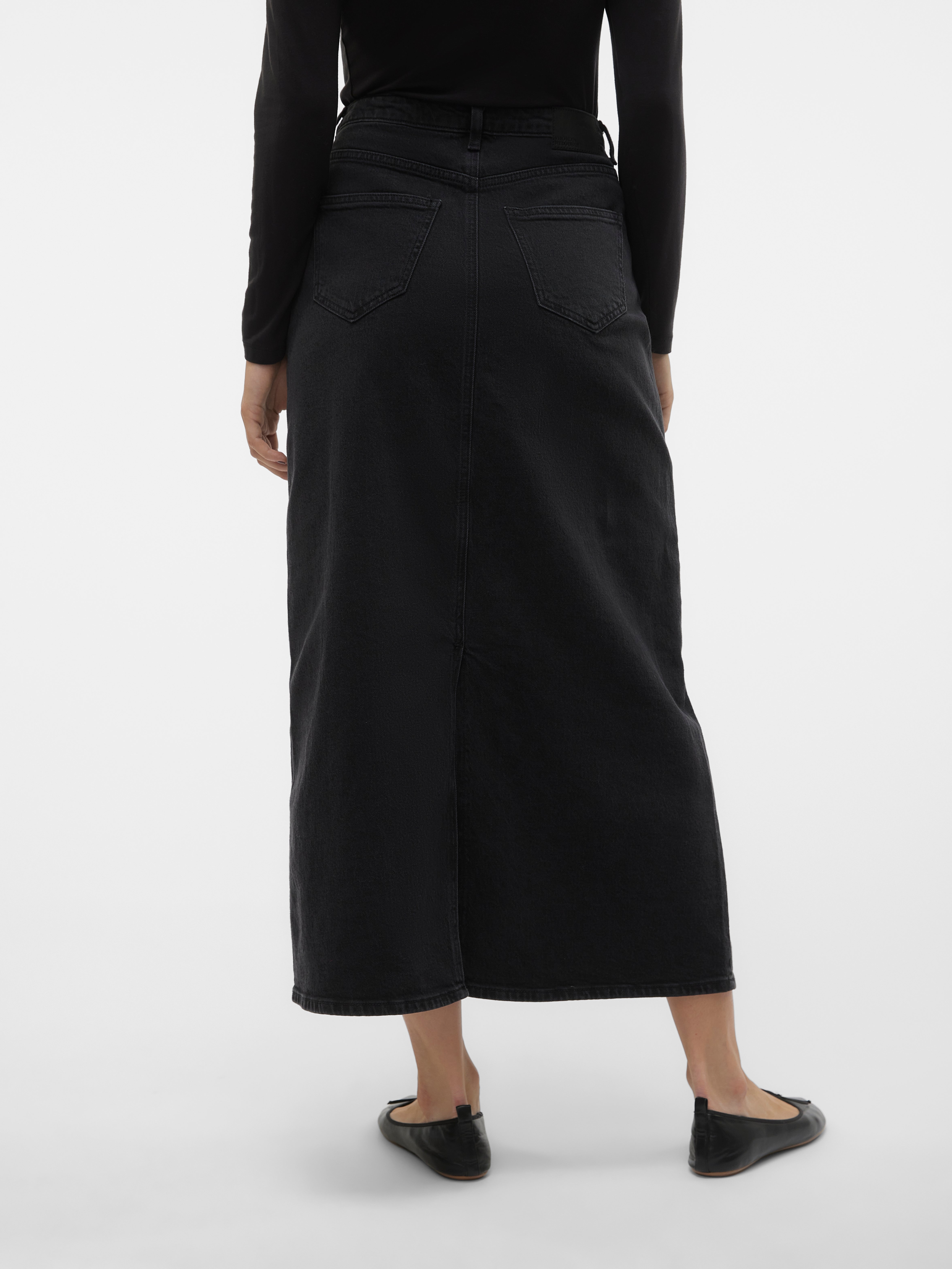 VMTESSA Hohe Taille Langer Rock