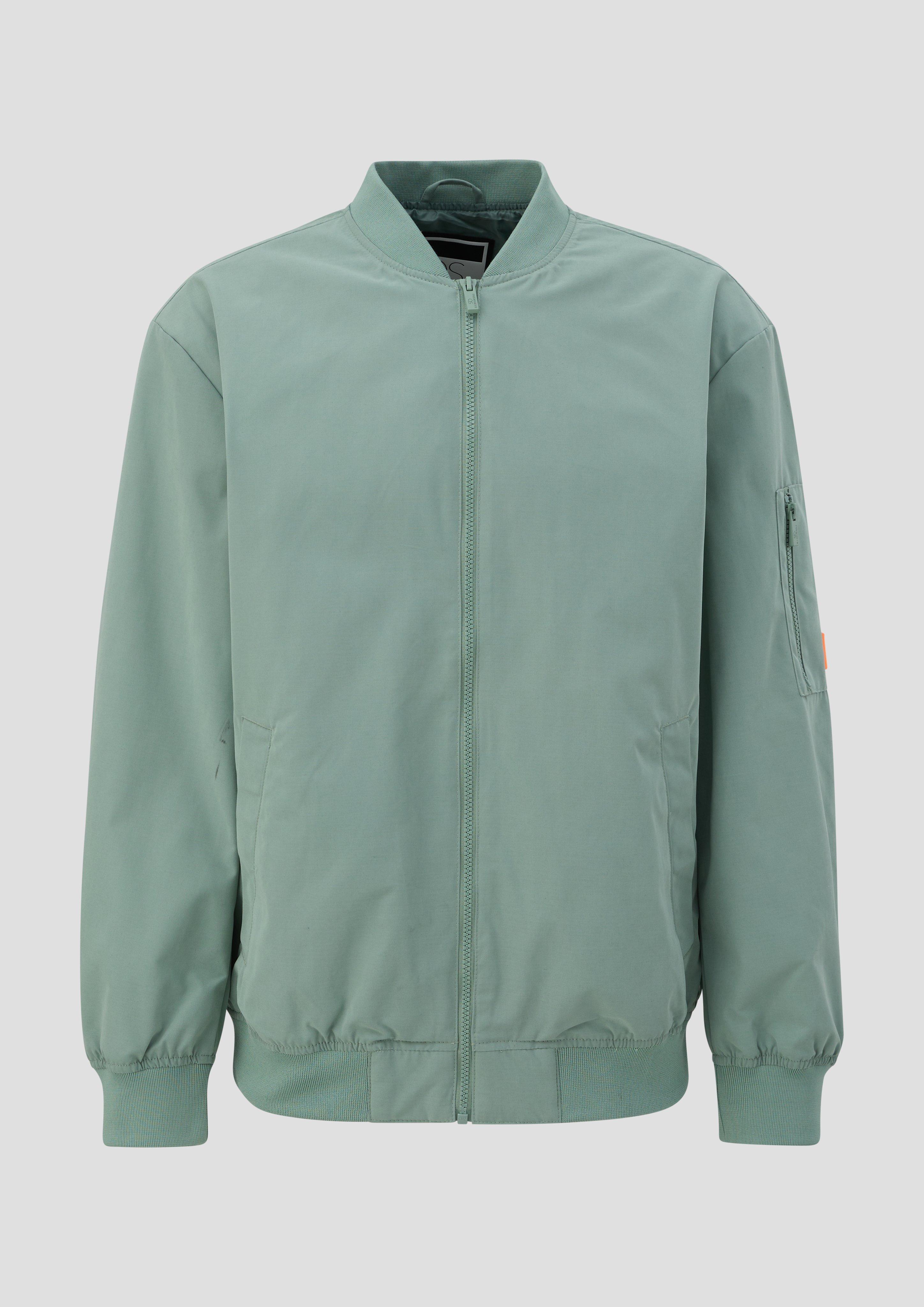 Blouson-Jacke mit Ärmel-Zipper  2141629-7238