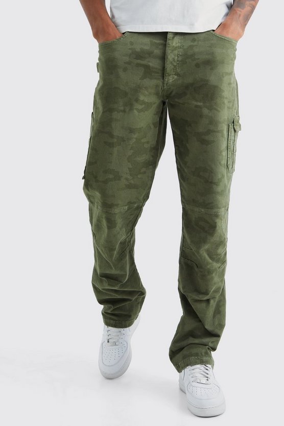 Tall lockere Camouflage Cargo-Hose