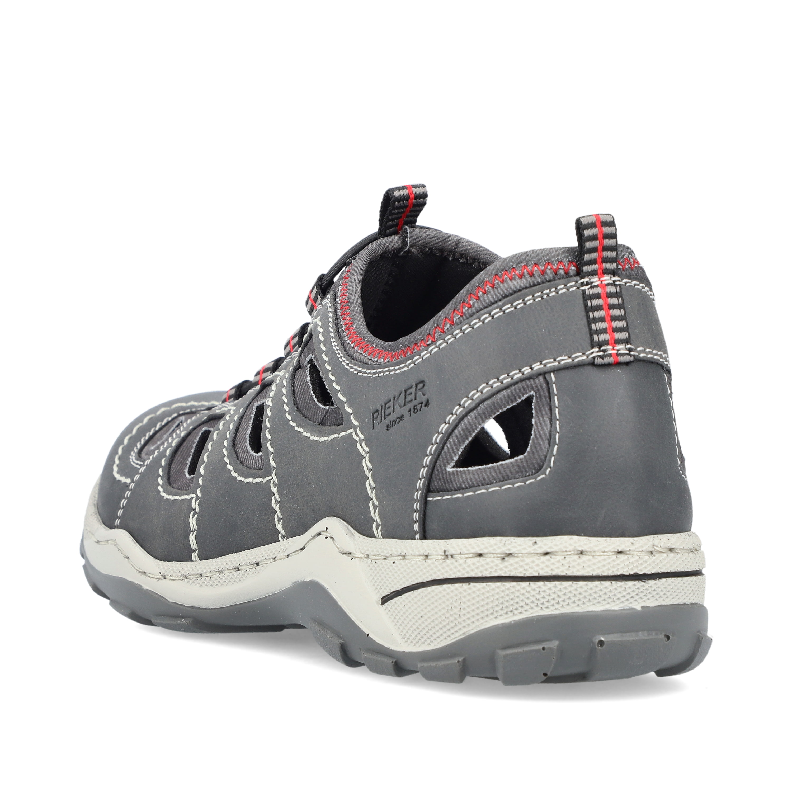 Rieker Herren Slipper mondgrau