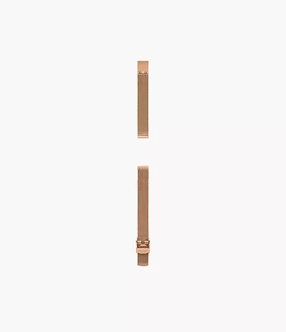 Fossil Milanaiseband für Damenuhr - 12 mm - Roségold