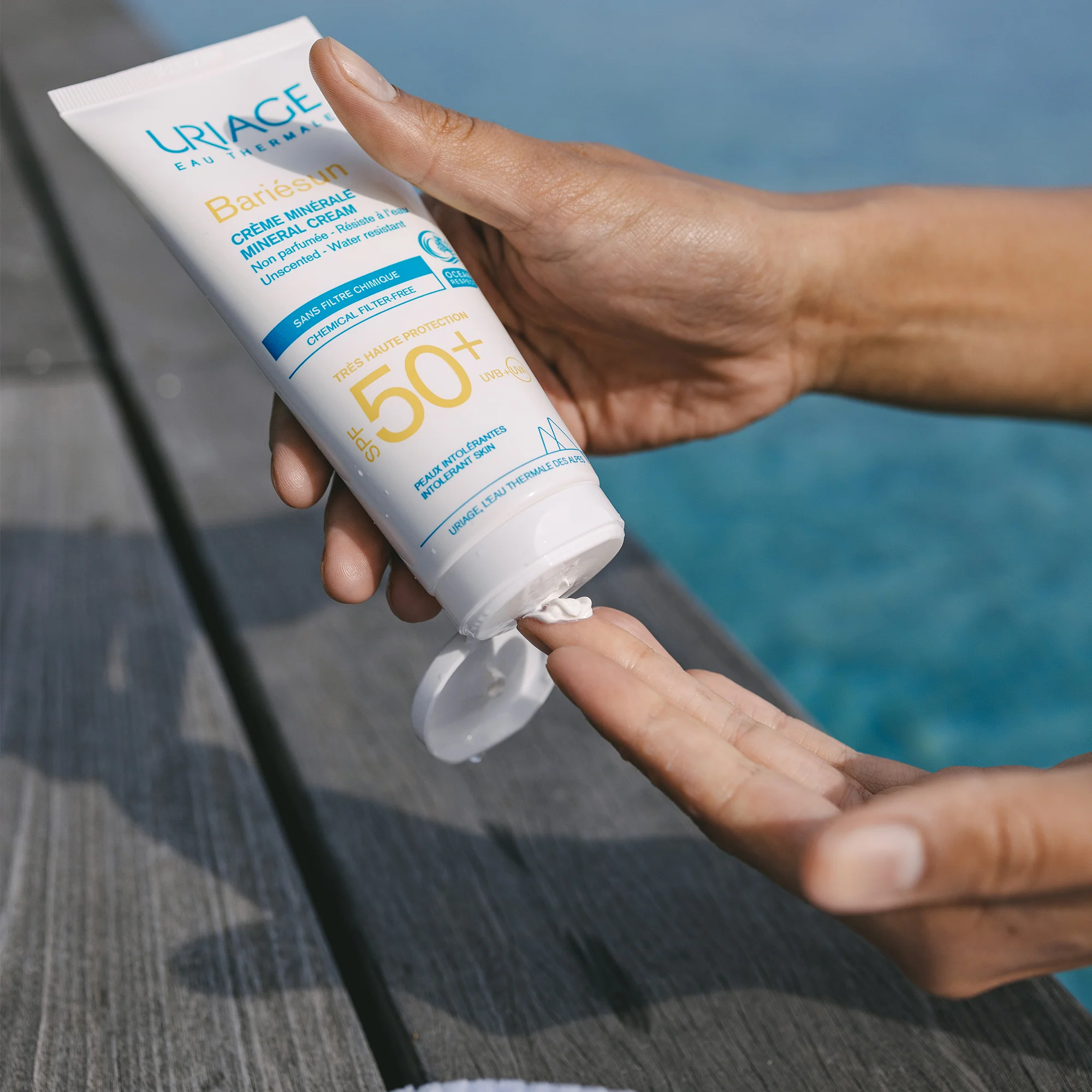 Crema mineral BARIESUN SPF50+ - Protector solar corporal de alta protección.