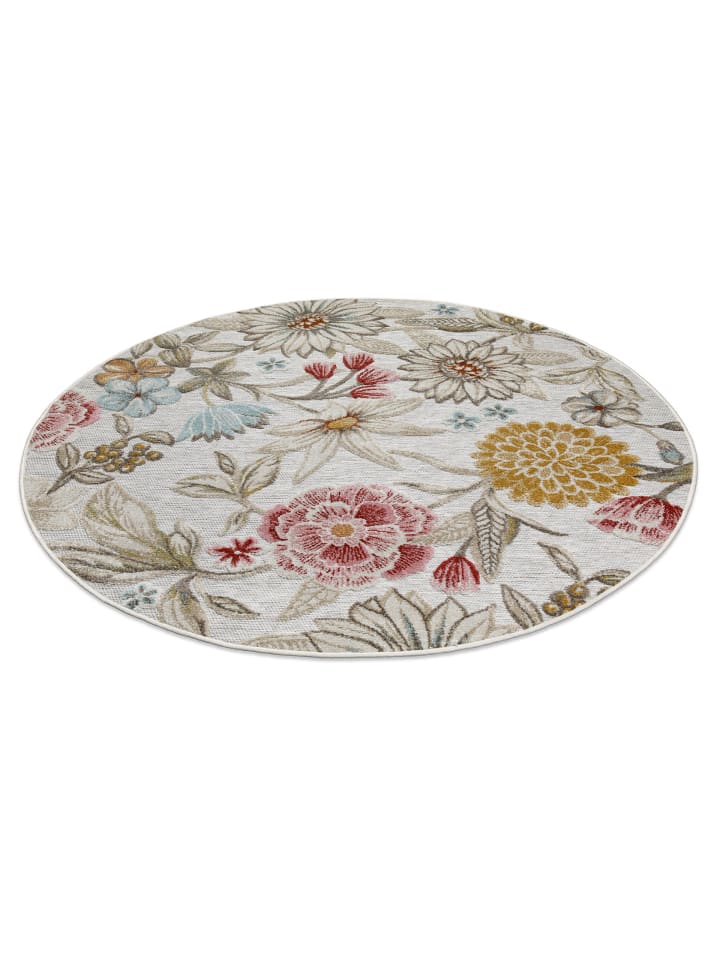 Wecon Home Outdoorteppich Abloom in beige, gelb, rot günstig kaufen