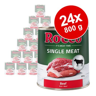 Sparpaket Rocco Single Meat 24 x 800 g