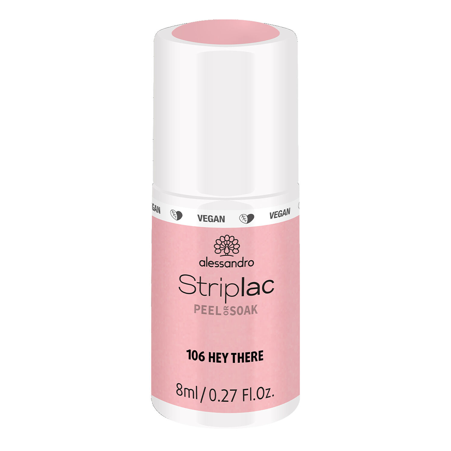 Alessandro Striplac Peel or Soak Vernis Semi-permanent - 106 Hey There