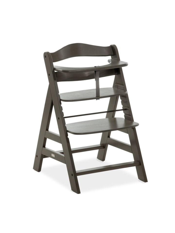 Hauck Hochstuhl Alpha Plus Select Charcoal - im Sparset in grau,rosa günstig kaufen onesize