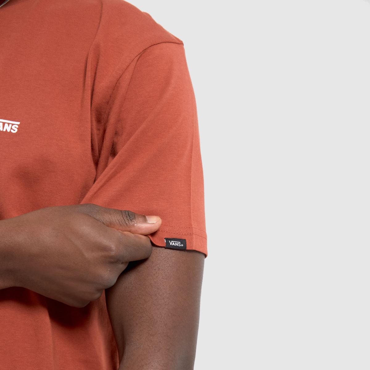 Vans bal mellkasi logós póló narancssárga színben