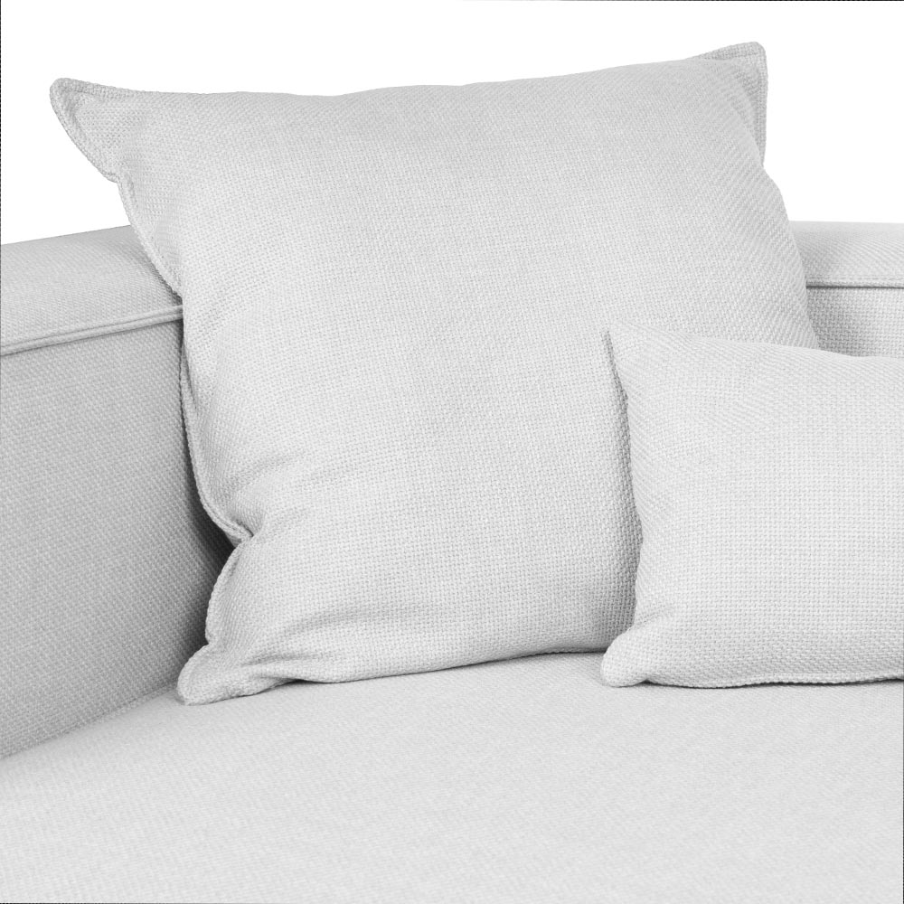 Home Deluxe Modulares Sofa VERONA - L hellgrau