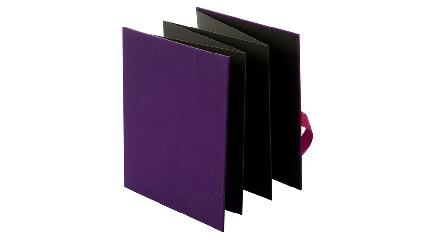 goldbuch Leporello Bella Vista, trend dark aubergine