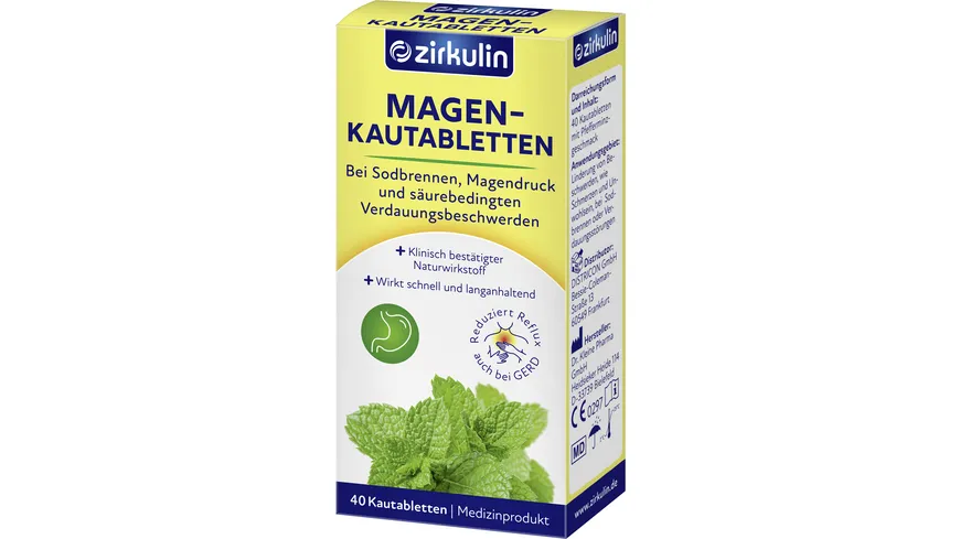 Zirkulin Magen-Kautabletten