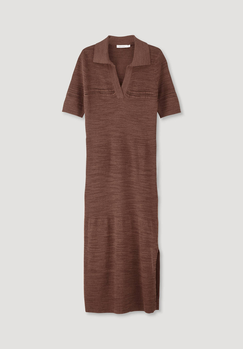 Strickkleid aus Leinen mit Bio-Baumwolle