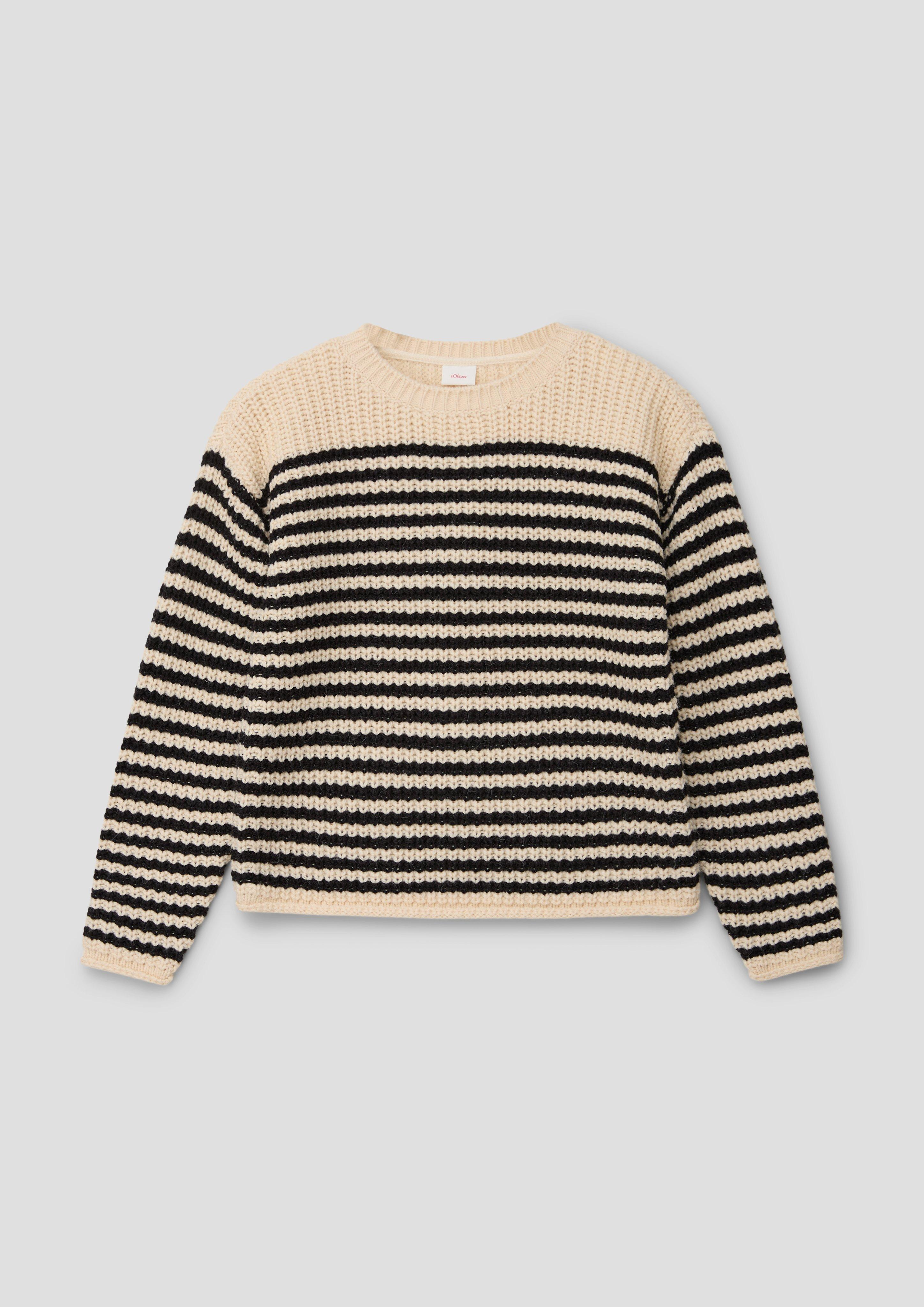 Grobgestrickter Pullover mit Ringelmuster  2137298-99X2