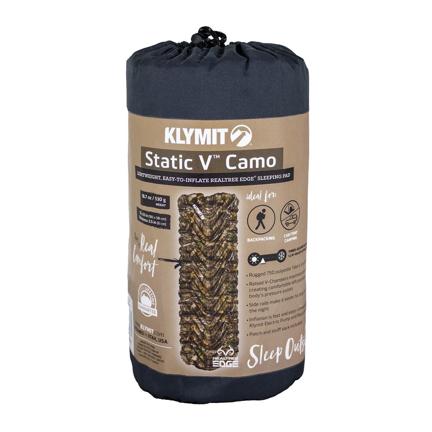 Static V Isomatte Realtree Edge Camo