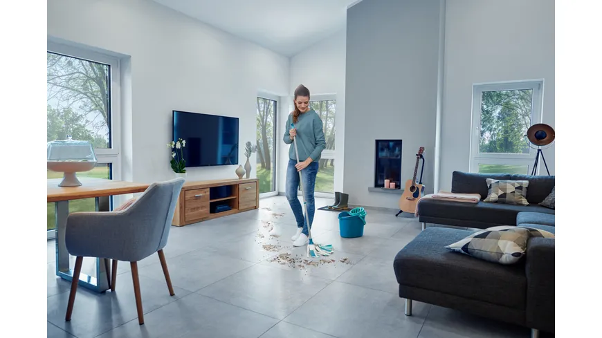 LEIFHEIT Wischmop Set Power Mop 3in1