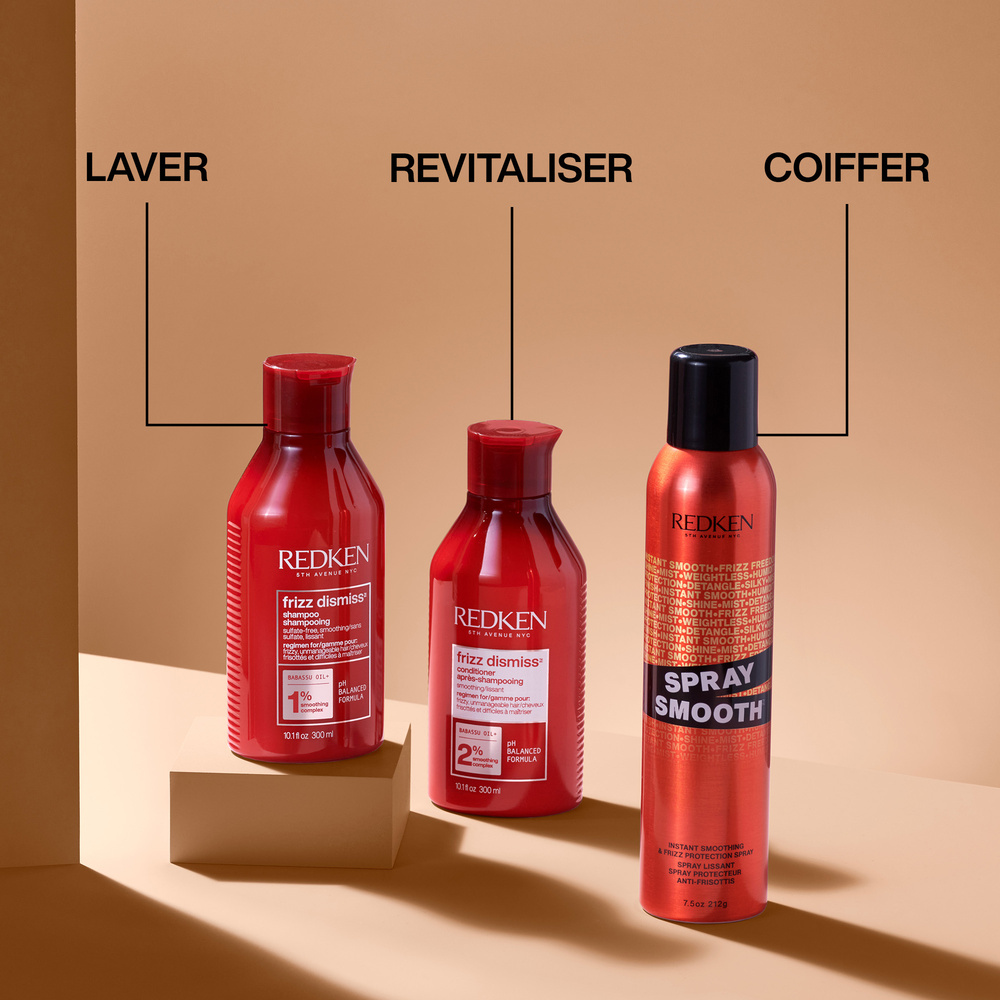 Redken Frizz Dismiss Shampoing anti-frisottis cheveux fins et cheveux épais