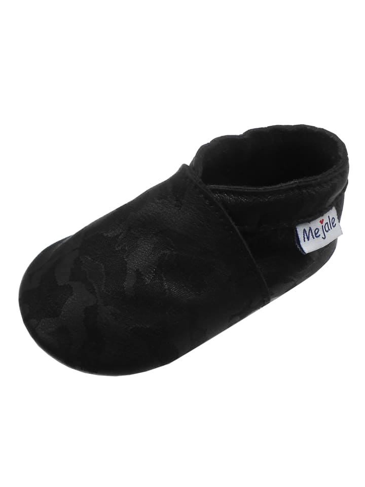 Yalion Baby Krabbelschuhe in Schnitzerei Schwarz günstig kaufen