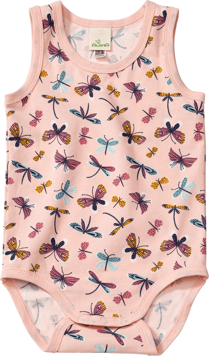 Body Ärmellos Pro Climate mit Schmetterling-Muster, rosa, Gr. 86/92, 1 St