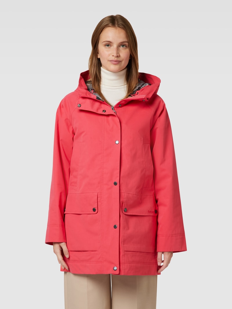 Jacke mit Eingrifftaschen Modell 'WINTER BEADNELL' in koralle