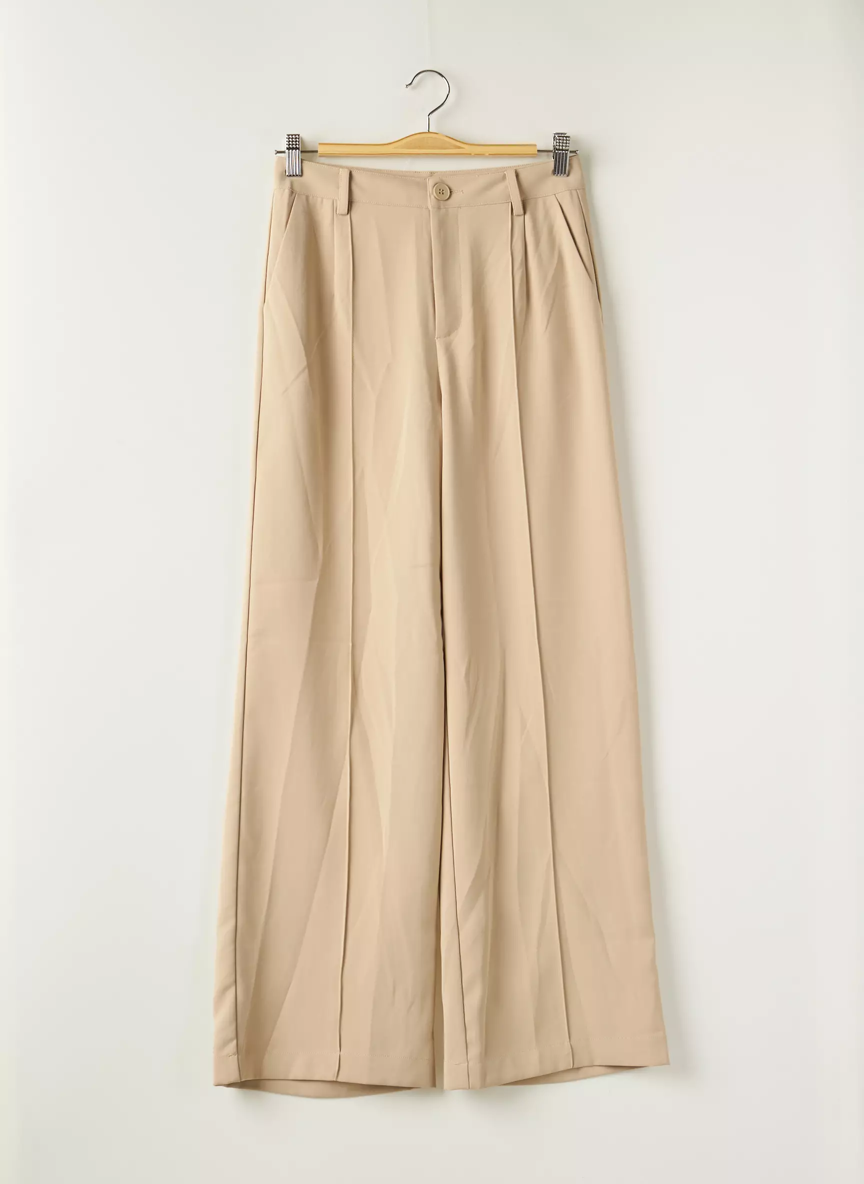 Smf Pantalons Chino Femme couleur beige