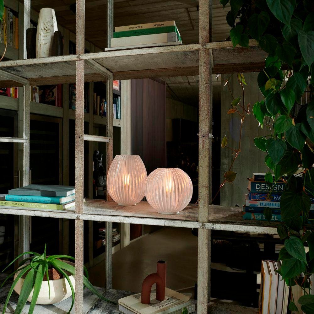 Philips Tischleuchte 3D-Druck Tischleuchte Mycreation Jagg One in Weiß und Transparent E27, keine Angabe, Leuchtmittel enthalten: Nein, warmweiss, Tischleuchte, Nachttischlampe, Tischlampe