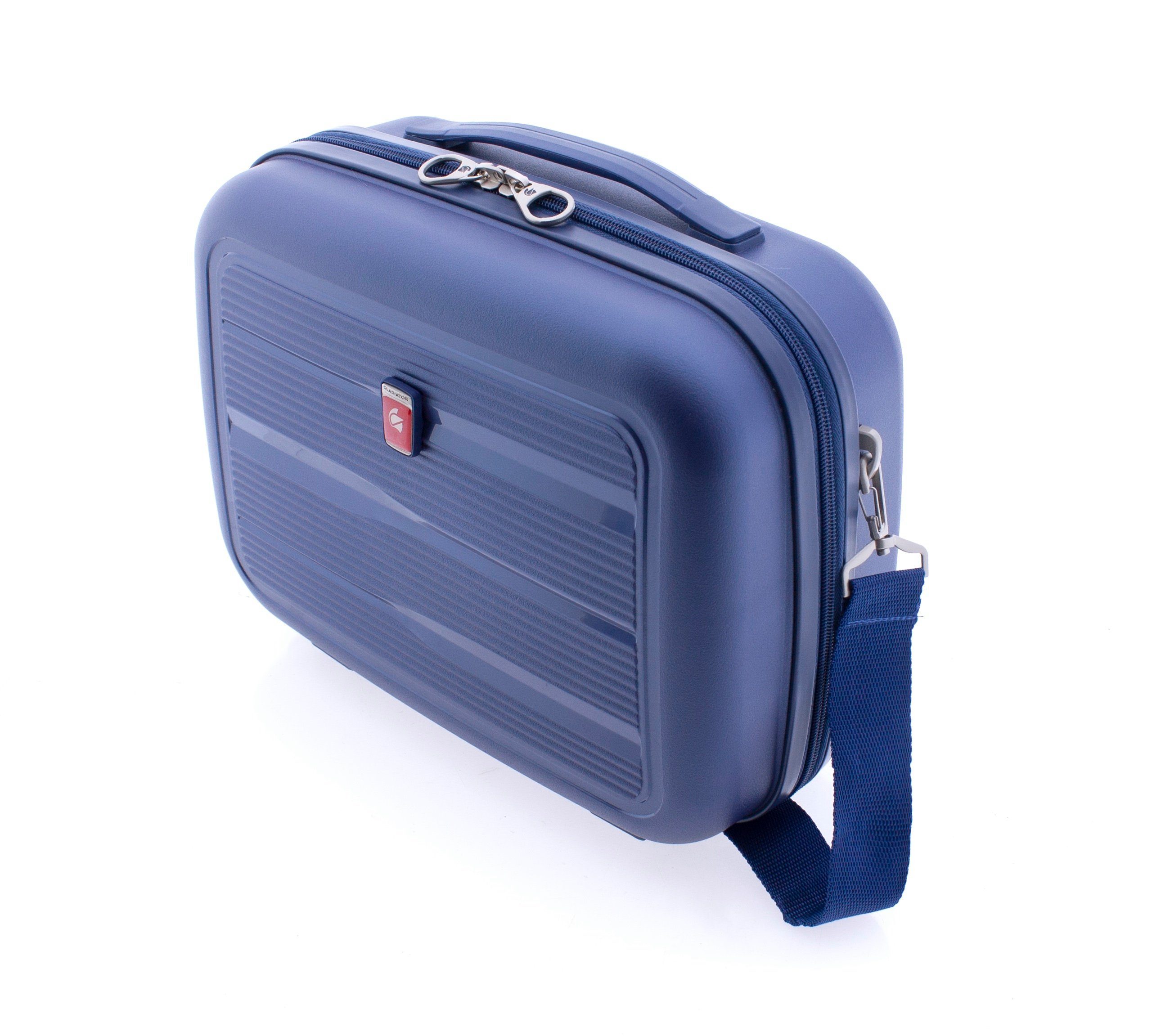 GLADIATOR Beautycase Hartschale - 34x15x27cm - schwarz, blau, grün od. beige