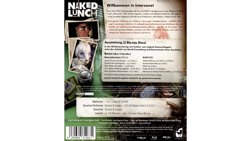 Naked Lunch  (+ Bonus-Blu-ray)