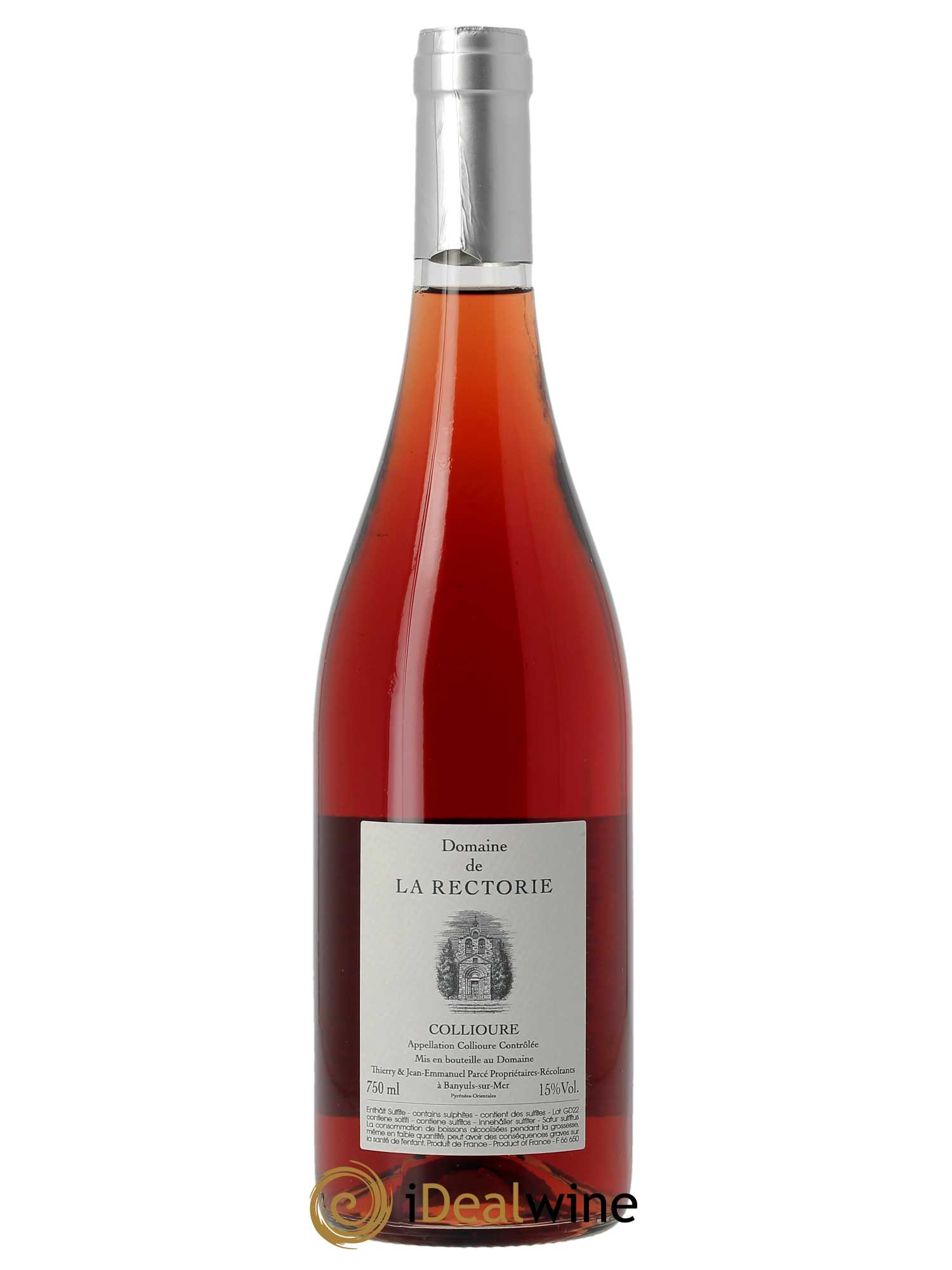 Collioure La Rectorie (Domaine de) Goudie Thierry et Jean Emmanuel Parcé  2022 - Lot de 1 Bouteille